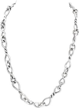 David Yurman Sterling Silver Twisted Link Continuance Necklace