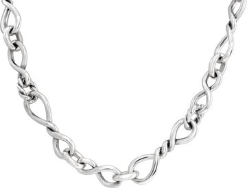 David Yurman Sterling Silver Twisted Link Continuance Necklace