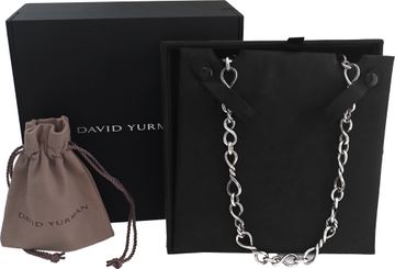 David Yurman Sterling Silver Twisted Link Continuance Necklace David Yurman Sterling Silver Twisted Link Continuance Necklace