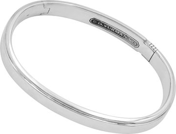 David yurman Streamline Cuff bracelet in sterling silver. 9mm Fold over Clasp .
