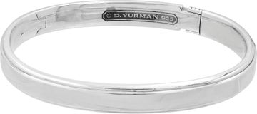 David yurman Streamline Cuff bracelet in sterling silver. 9mm Fold over Clasp . Bracelet Collection