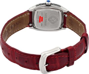 David Yurman Thoroughbred in sterling silver with a diamond bezel