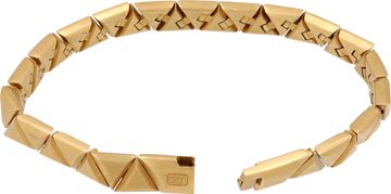 David Yurman Triangle bracelet in 18k yellow gold