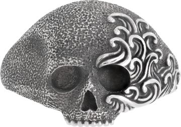 David Yurman Waves Skull Ring in sterling silver