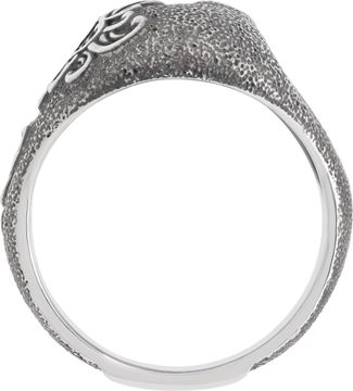 David Yurman Waves Skull Ring in sterling silver