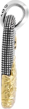 David Yurman waves tag in sterling silver & 18k yellow gold