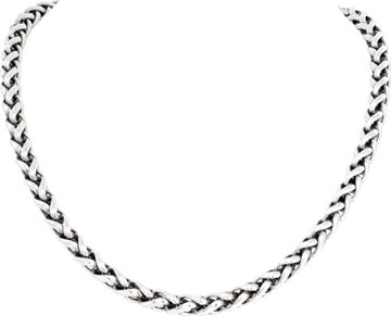 David Yurman Wheat Chain Necklace in Sterling Silver and 14k Yellow Gold Necklace Collection