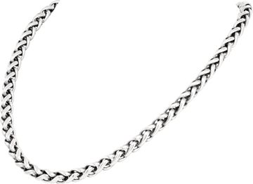 David Yurman Wheat Chain Necklace in Sterling Silver and 14k