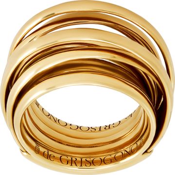 De Grisogono Allegra ring in 18k yellow gold Ring Collection