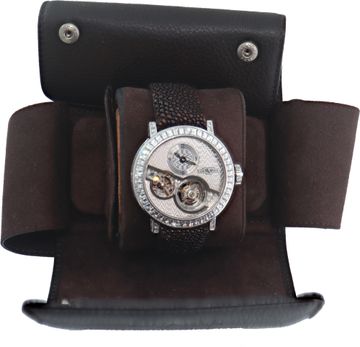 DeWitt Tourbillon 8300.48/02.m120 18k White Gold Silver dial 43mm Manual watch