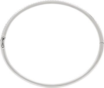 Diamond Bangle . De Beers Classic 18k white gold diamond bangle rodium plated.