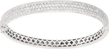 Diamond bangle in 18k white gold Diamond bangle in 18k white gold