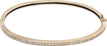 Diamond bangle in 18k white gold Bracelet Collection