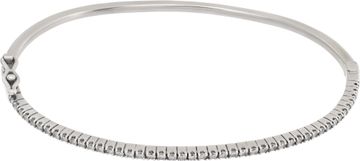 Diamond bangle in 18k white gold Bracelet Collection