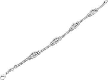 Diamond bracelet in 14k gold