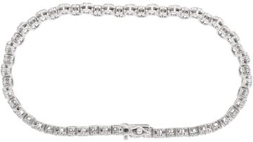 Diamond bracelet in 18k white gold