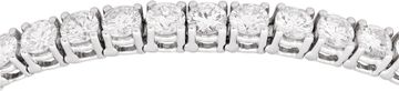 Diamond bracelet in 18k white gold with 7.60 carats in diamonds