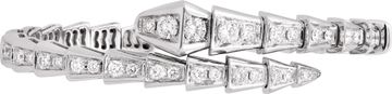 Diamond bracelet in 18k white gold with approx. 2.8 carats in diamonds