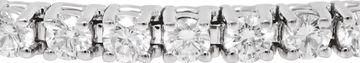 Diamond bracelet in 18k white gold with approx. 5 carats in G-H color, VS clarity diamonds
