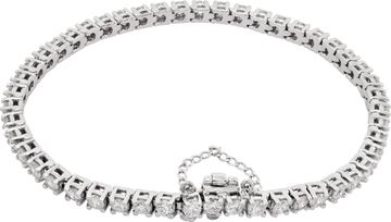 Diamond bracelet in 18k white gold with approx. 5 carats in G-H color, VS clarity diamonds