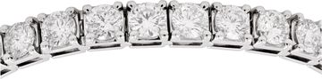 Diamond bracelet in platinum with 12.97 carats in diamonds