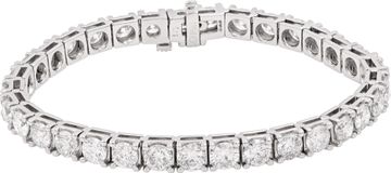 Diamond bracelet in platinum with 13.28 carats in diamonds Diamond bracelet in platinum with 13.28 carats in diamonds Bracelet Collection