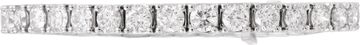 Diamond bracelet in platinum with 13.60 carats in diamonds