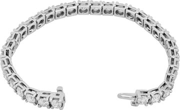 Diamond bracelet in platinum with 13.60 carats in diamonds