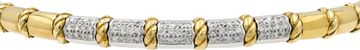 Diamond Choker Necklace in 18k yellow & white gold