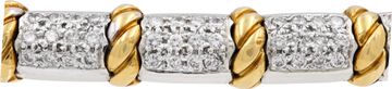 Diamond Choker Necklace in 18k Yellow and White gold