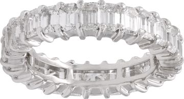 Diamond eternity band 2.60 carats in platinum Ring Collection