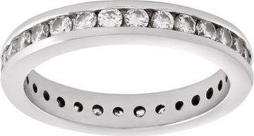Diamond eternity band in platinum with approx 1ct in diamonds Diamond eternity band in platinum with approx 1ct in diamonds