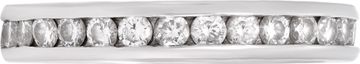 Diamond eternity band in platinum with approx 1ct in diamonds