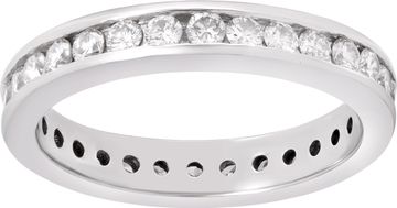 Diamond eternity band in Platinum with aprox 1ct in diamonds Diamond eternity band in Platinum with aprox 1ct in diamonds