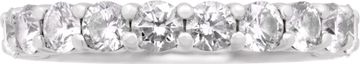 Diamond Eternity Band round brilliant cut diamonds set in platinum