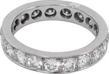 Diamond Eternity ring in 14k white gold Ring Collection