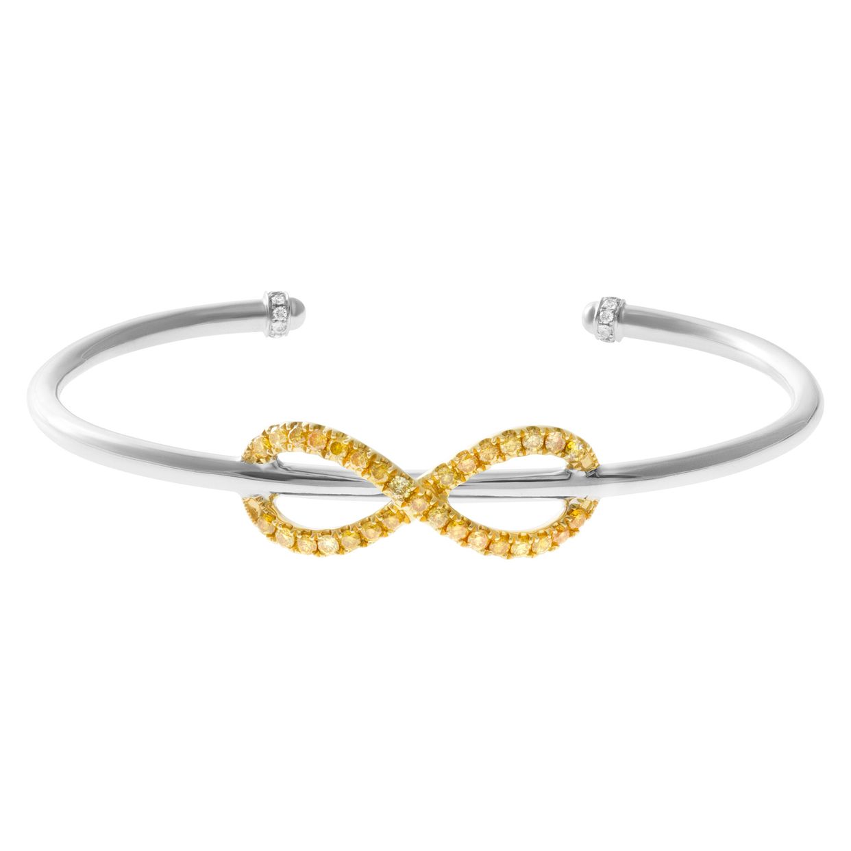 Infinity Bangle Design Diamond