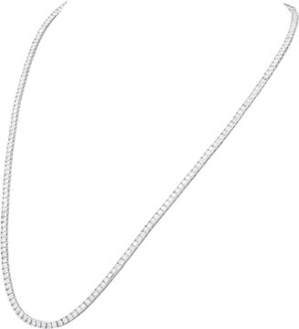Diamond line bracelet in 18k white gold
