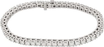 Diamond line bracelet in platinum - 5.83 carats in round brilliant cut diamonds Diamond line bracelet in platinum - 5.83 carats in round brilliant cut diamonds Bracelet Collection