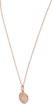 Diamond necklace in 14k rose gold