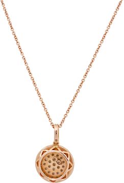 Diamond necklace in 14k rose gold