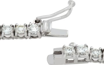 Diamond necklace in 18k white gold