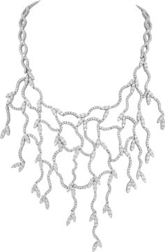 Diamond necklace in 18k white gold with 35.91 carats in diamonds Diamond necklace in 18k white gold with 35.91 carats in diamonds