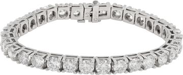 Diamond Platinum Line Bracelet with over 13.75 carats Bracelet Collection