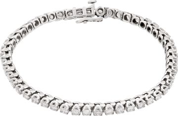 Diamond tennis bracelet in 14k white gold