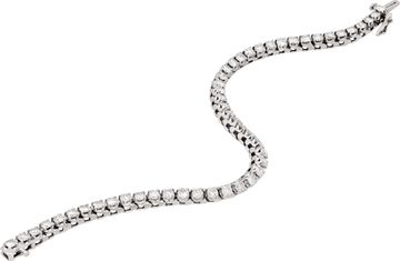 Diamond tennis bracelet in 14k white gold