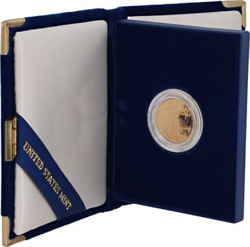 $10 American Eagle 1/4 oz Gold Coin with box and paperwork
