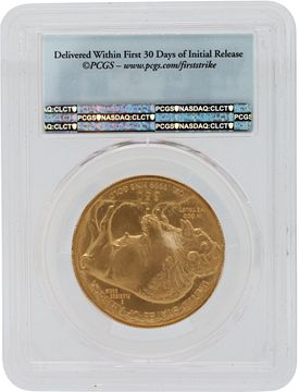 $50 Dollar gold coin from 2021. 1 troy oz of .9999 fine gold PCGS