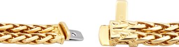 Double Braided Pearl braclet in 18k yellow gold with white and yellow diamonds