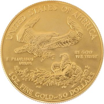Double Eagle Coin Includes 1 Oz Of Pure Gold.